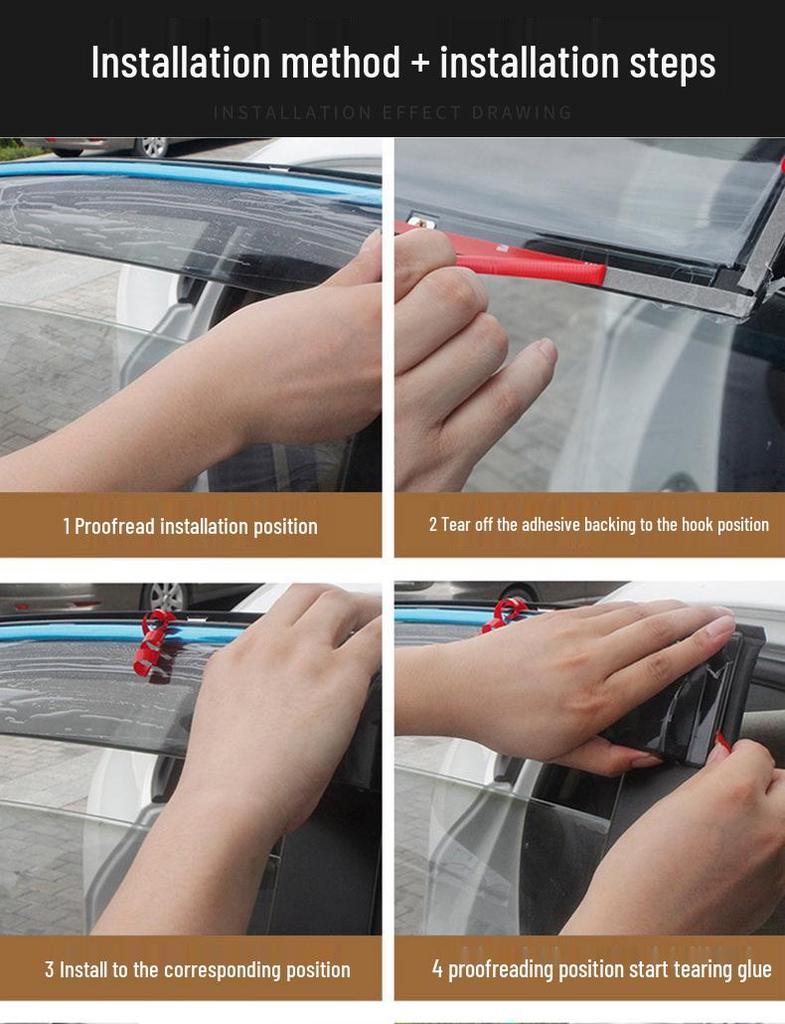 Дефлекторы окон для Honda Accord Десятого поколения, Civic, Lingpai и Fengfan - Защита от солнца и дождя для CR-V, XRV