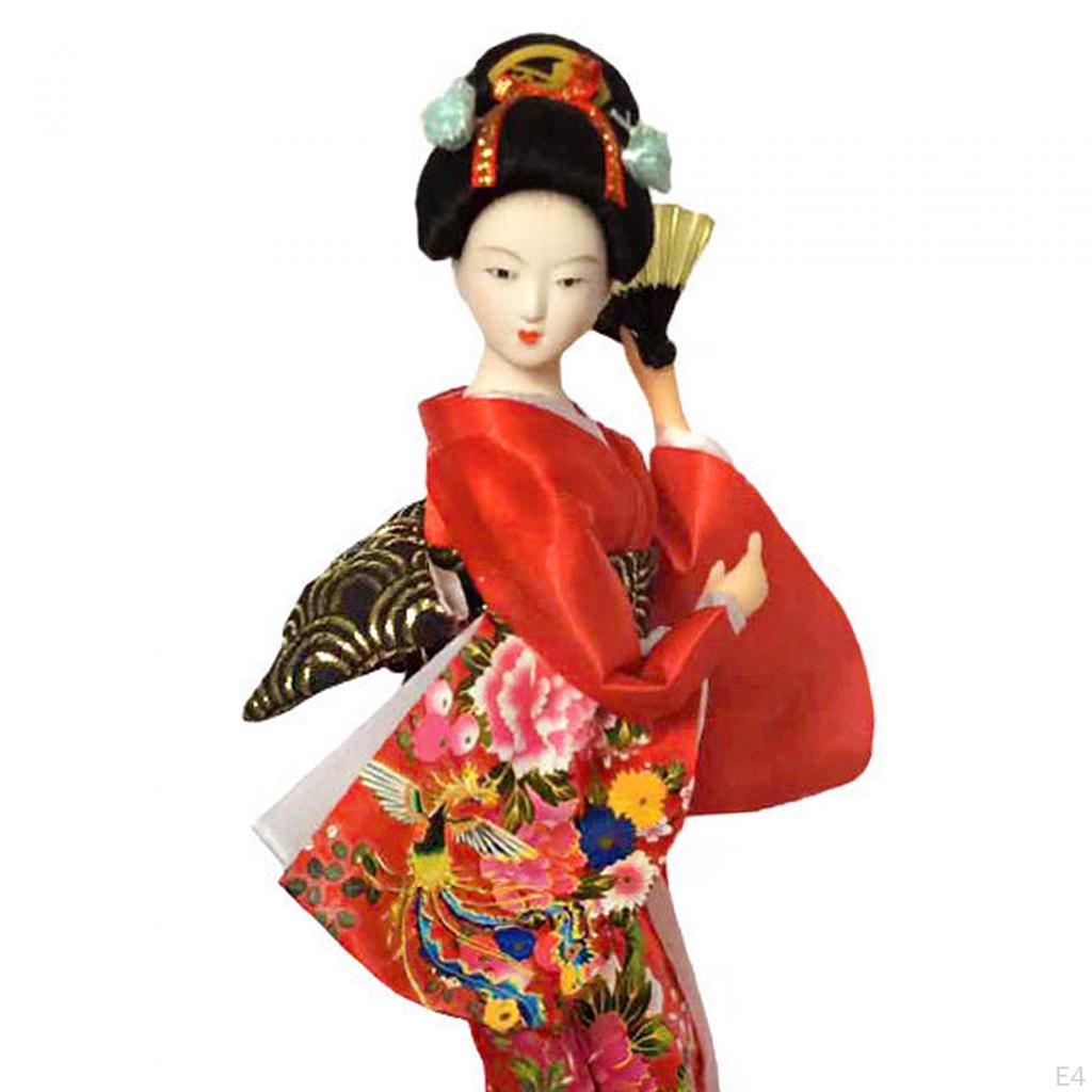 Азиатская кукла гейша - декоративная фигурка для дома и офиса