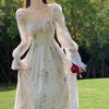 Spring & Summer Elegant Long-Sleeved Chiffon Dress - Forest Fairy Tea Break French First Love Style
