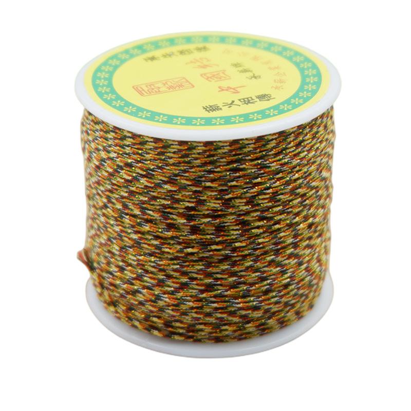 Chengxin Brand Dragon Boat Festival Будда Бусины King Kong Разноцветные Нити Плюс Золотой Материал Сделай Сам Плетеный Браслет Бодхи Пятицветная Веревка