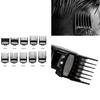 10 шт. Профессиональные насадки-гребни для машинки для стрижки волос для Wahl, аксессуары, черные