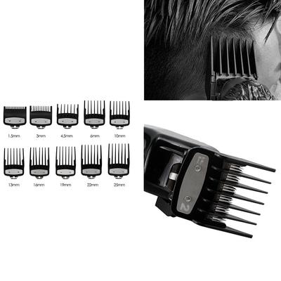 10 шт. Профессиональные насадки-гребни для машинки для стрижки волос для Wahl, аксессуары, черные
