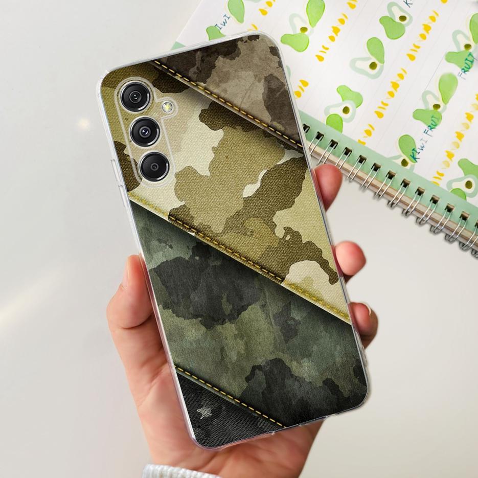 Чехол для Samsung Galaxy M34 5G SM-M346B Новый Модный Расписной Чехол Прозрачный Силиконовый Чехол Для Samsung M34 M 14 Galaxy M14 Мягкий Чехол