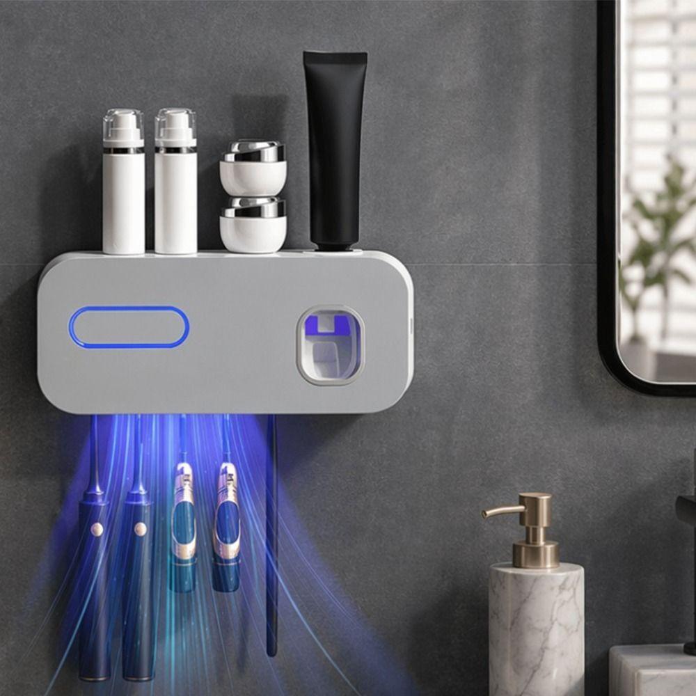 USB Charging UV Toothbrush Sterilizer Wall Mounted Toothbrush Holder Organizer  Personal Care