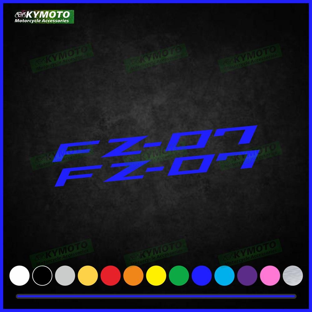 For YZF FZ-07 FZ07 motorcycle accessories decals fairing decoration helmet fuel tank engine logo reflective sticker