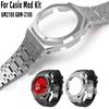 Мод-комплект GM2100 GBM-2100 для Casioak G-SHOCK GM-2100 GBM2100 Корпус из нержавеющей стали Безель Металлический Ремешок Замена Мод Комплект для Модификации