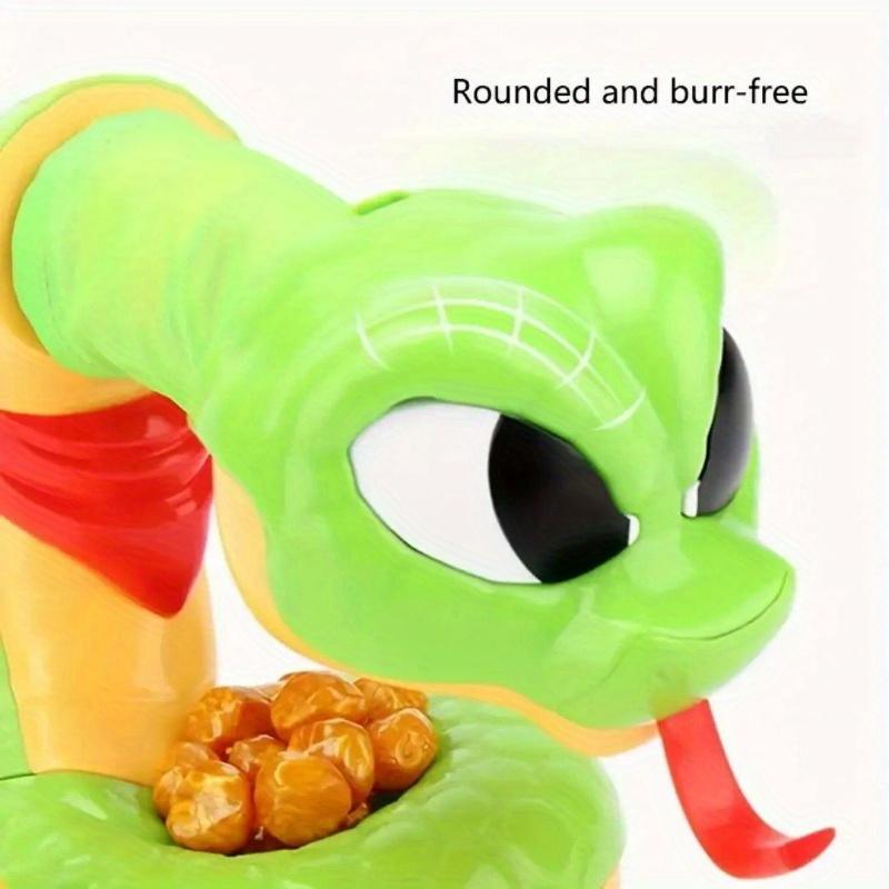 Kids Electric Rattlesnake Toy Battery Powered Desktop Trick Game with Cartoon Snake,Cowboy Hat Treasure Coins,Interactive Sound Effects for Christmas