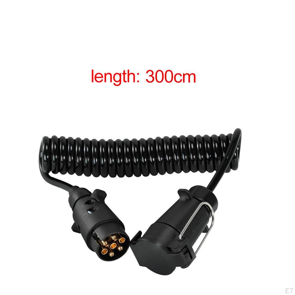 Удлинительный кабель прицепа, 7-контактный, легко устанавливает проводку цепи буксировки муфт для фургона