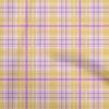 oneOone Cotton Flex Light Pink Fabric Check  Sewing Craft Projects Fabric Prints By Yard 40 Inch