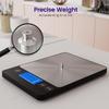 USB C Rechargeable & 15 Kg Digital Kitchen Scale,Electronic Kitchen Scale,High Precision Food Scale,Professional with Tare Function,Batteries