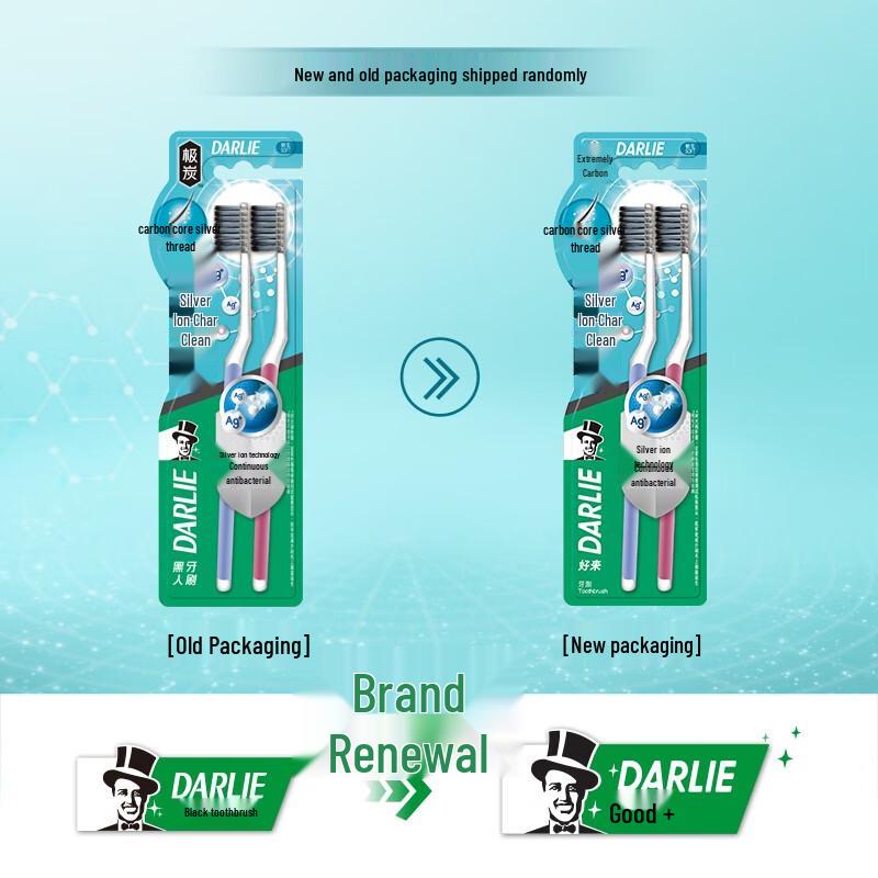 Darlie Зубная щетка с ионами серебра и углем