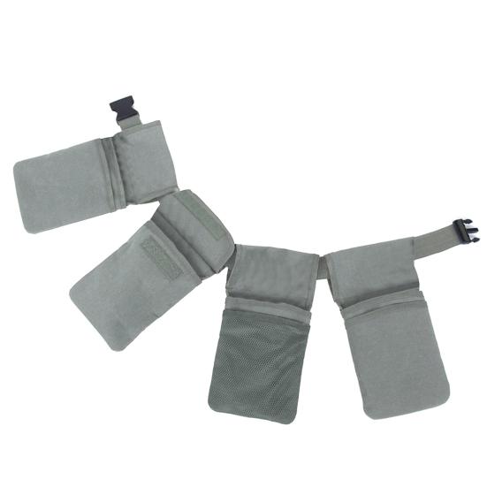 Поясная сумка для садовых инструментов с регулируемыми карманами, вместительная, легкодоступная сумка для хранения, органайзер для садовых инструментов