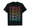 Ретро Винтаж Футболка Twice