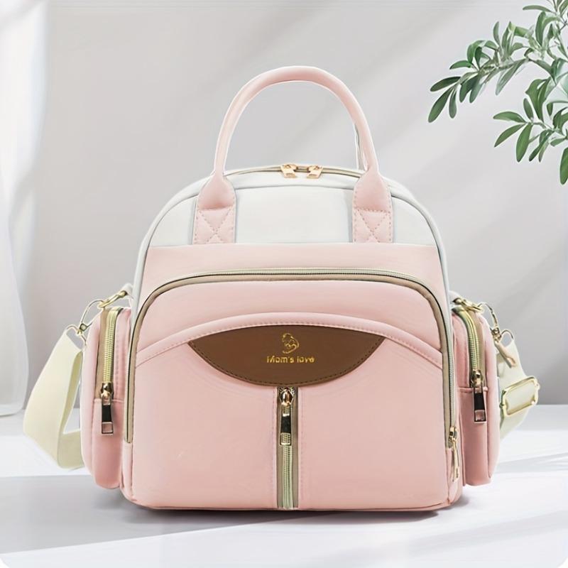 Многофункциональная сумка для родителей большой вместимости - Легкий винтажный рюкзак, Стильная дорожная наплечная сумка с 4 вариантами цвета, Идеальный праздничный подарок