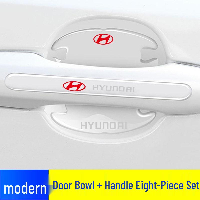Transparent Car Door Handle and Edge Protection Strips Compatible with BMW, BYD, Tesla.