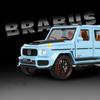 1/32 масштаб Benz G800, литая под давлением модель автомобиля, игрушечный автомобиль с откатным механизмом, звуком и светом для детей, коллекция подарков для мальчиков и девочек