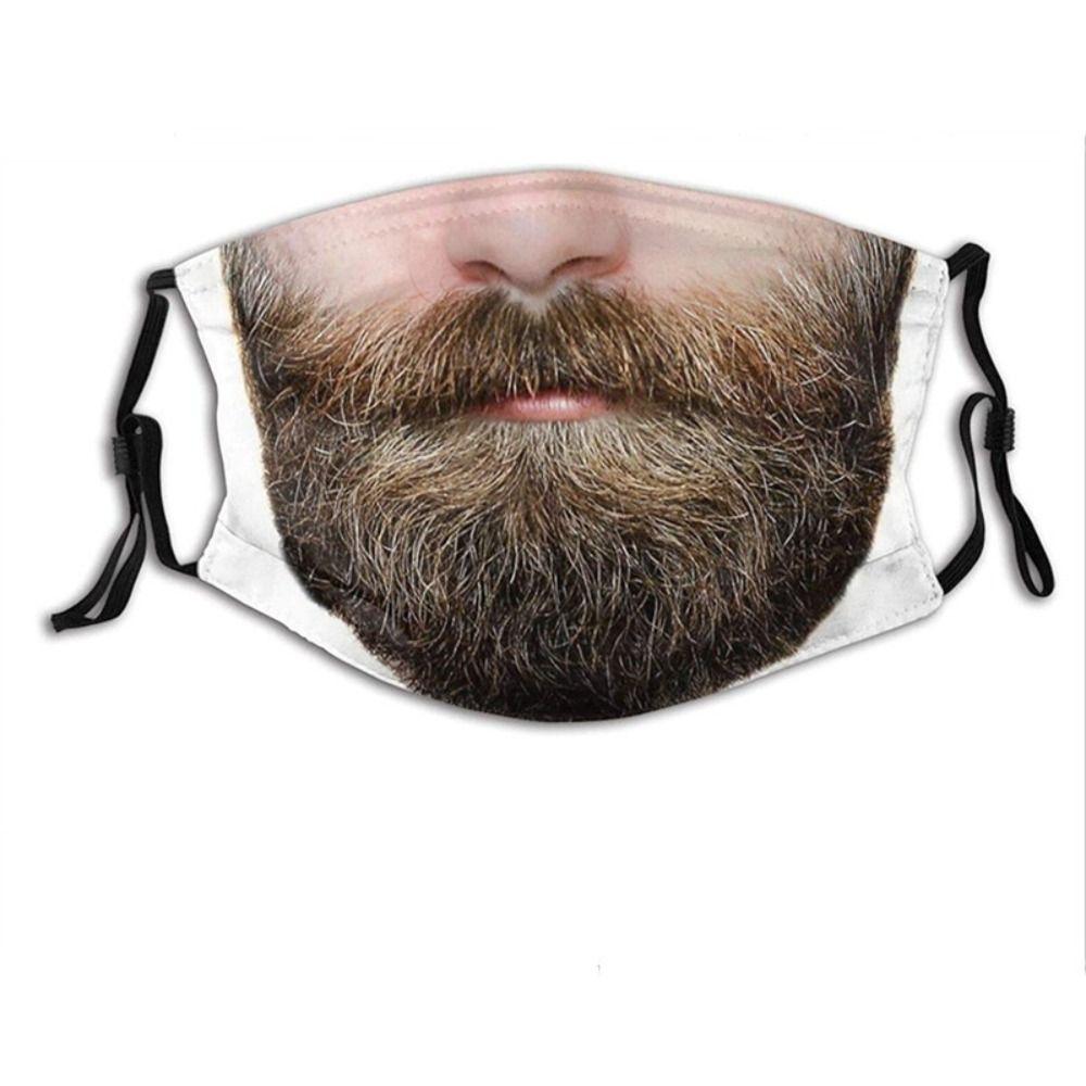 Facial Expression Funny Printed Mask Personality Party Cosplay Mask  Cycling