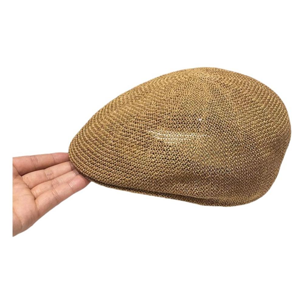 Adjustable Straw Hat Sun Visor Beach Hat Retro Style Beret Hats Tide Summer