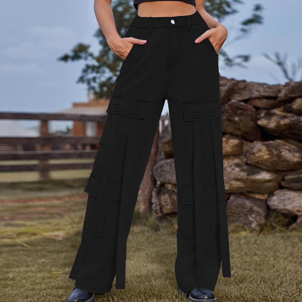 YYFS Женские модные повседневные летние весенние джинсовые однотонные брюки с принтом, брюки и капри