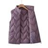 Женский новый жилет с высоким воротником женский жилет большого размера зимний хлопковый жилет-куртка