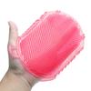1PC Silicone Exfoliating Brush Scrubber Bath Scrub Glove Spa Back Bath Gloves Exfoliation Shower Brush Body Bathroom Supplies
