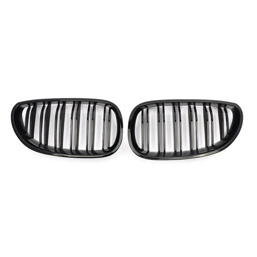 For BMW 5 Series E60 E61 Sedan Touring M5 2003-2010 Front Hood Kidney Bumper Racing Grille Mesh Grill Car Replacement Accessorie