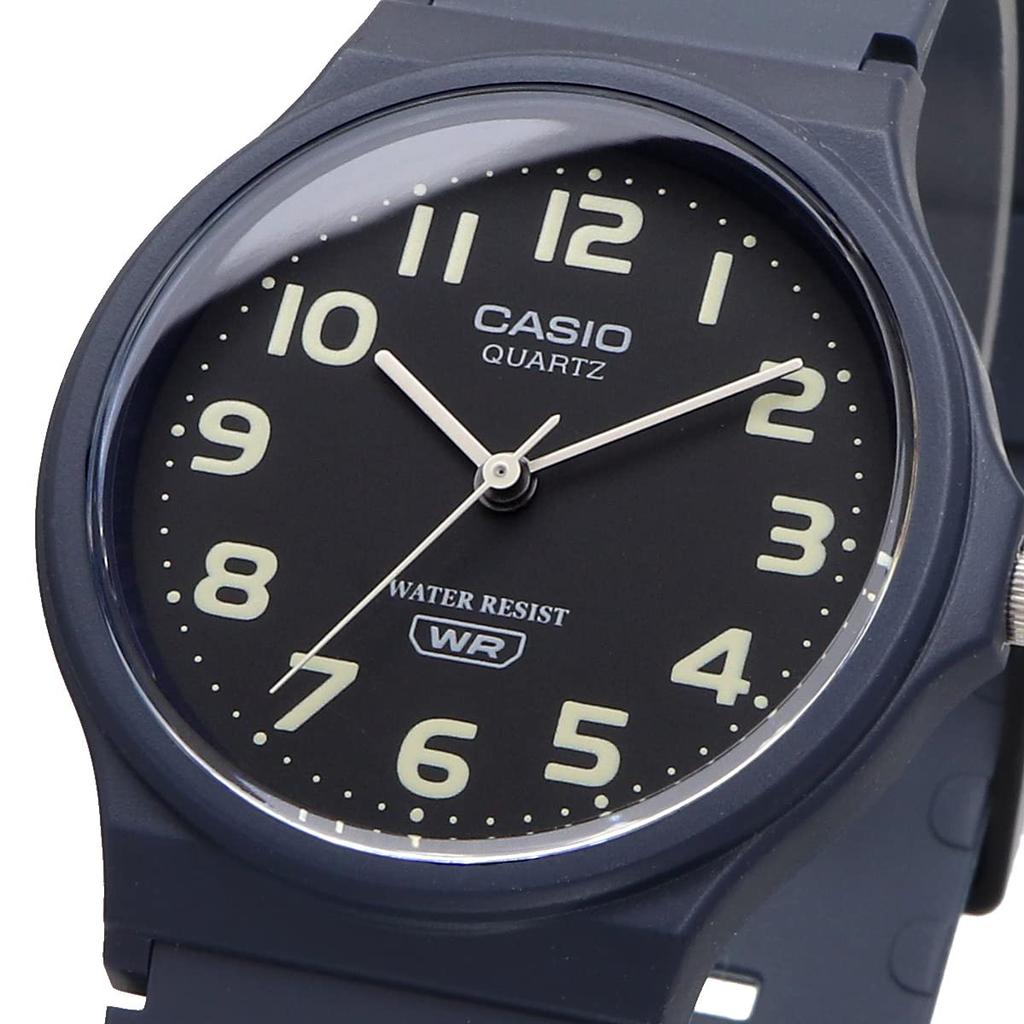 CASIO Analog Cheap Casio Urethane Matte Overseas Model Watch, MQ-24UC-2B, Strap, Unisex, Navy