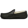 Ascot Two-Layer Cowhide Low-Top Casual Shoes Men Sneakers Black 5379B-BLK
