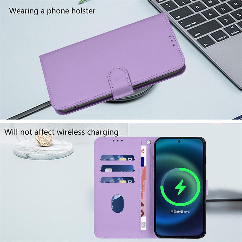 Чехол-книжка для Nothing CMF Phone 1 2A Кожаный кошелек Держатель для карт Чехол-обложка