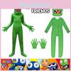 Roblox Friends Rainbow Green Cosplay Costume Kids Halloween Fancy Dress Party