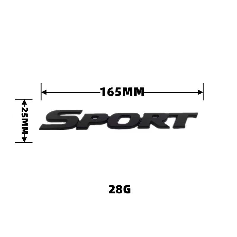 Автомобильный ЗНАЧОК SPORT 3D Буква Наклейка для Модификации Задней Части Автомобиля