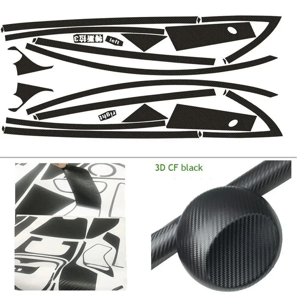 Для Tesla Model 3 2017-2022 Sedan Window Chrome Delete Blackout ABC Pillars Glossy Black Stickers