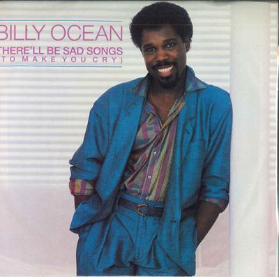 7-дюймовая пластинка BILLY OCEAN - There'll Be Sad Songs (Чтобы сделать вас  JS19465 JIVE 1986 Япония Соул/Фанк Б/У
