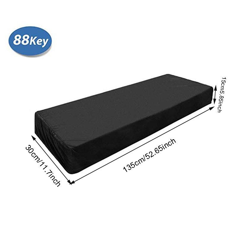 61/88 Клавиш Цифровое Электронное Пианино Чехол Ткань Легкий Тонкий Чехол от Пыли для Клавишного Инструмента Дышащий Теплоотвод Пылезащитный