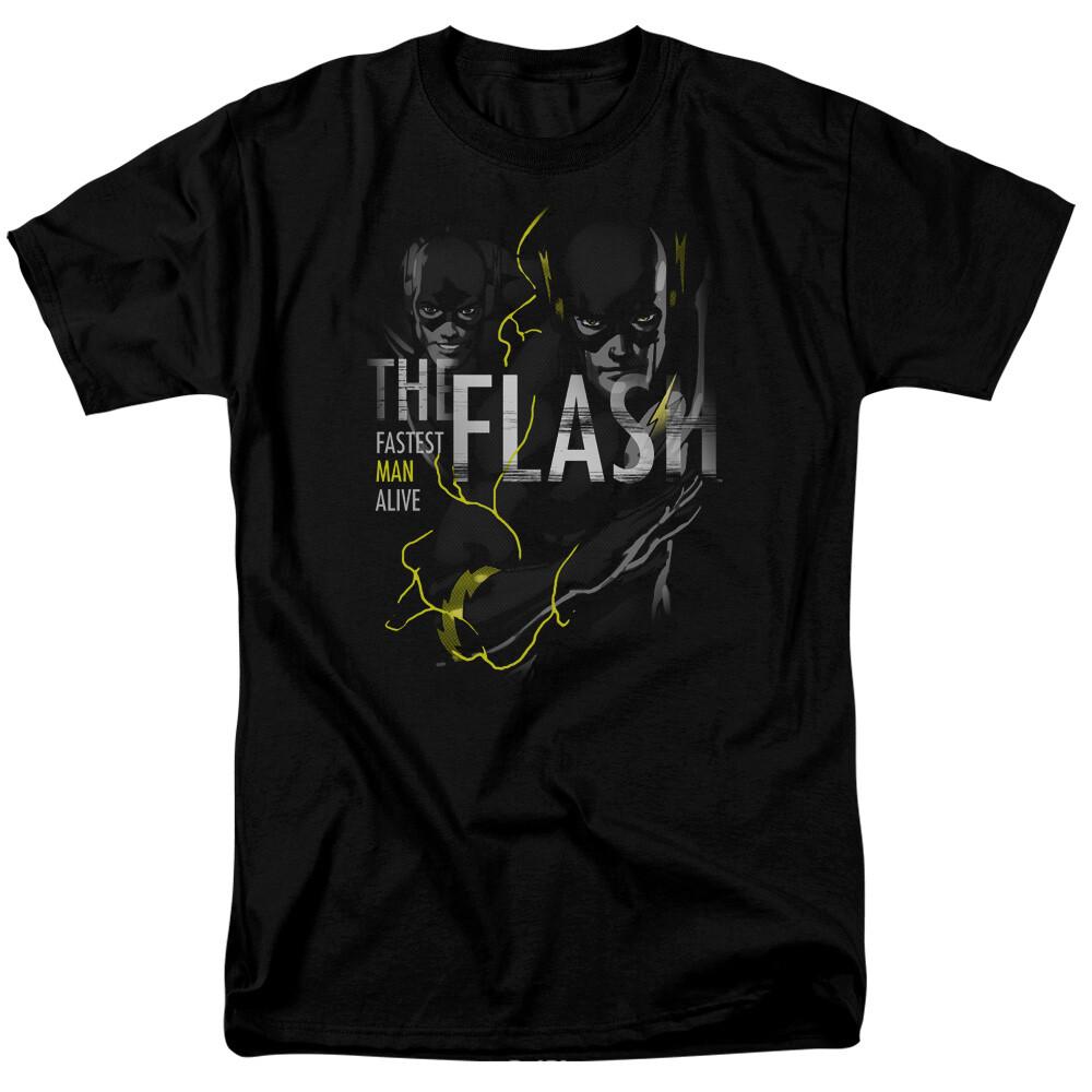 The Flash Bold Flash T Shirt Licensed Comic Book Tee Black