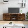 VidaXL TV Cabinet Smoked Oak 150x30x50 Cm Engineered Wood 829105