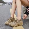 Shoes Women's Spring and Autumn Platform Dad Shoes Women's Breathable Fly-woven Socks Sneakers Women's Octopus Casual Shoes Heightening Shoes