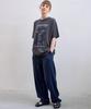 TRIP LE SENS Point Of View Oversized Short Sleeve Tee_Charcoal