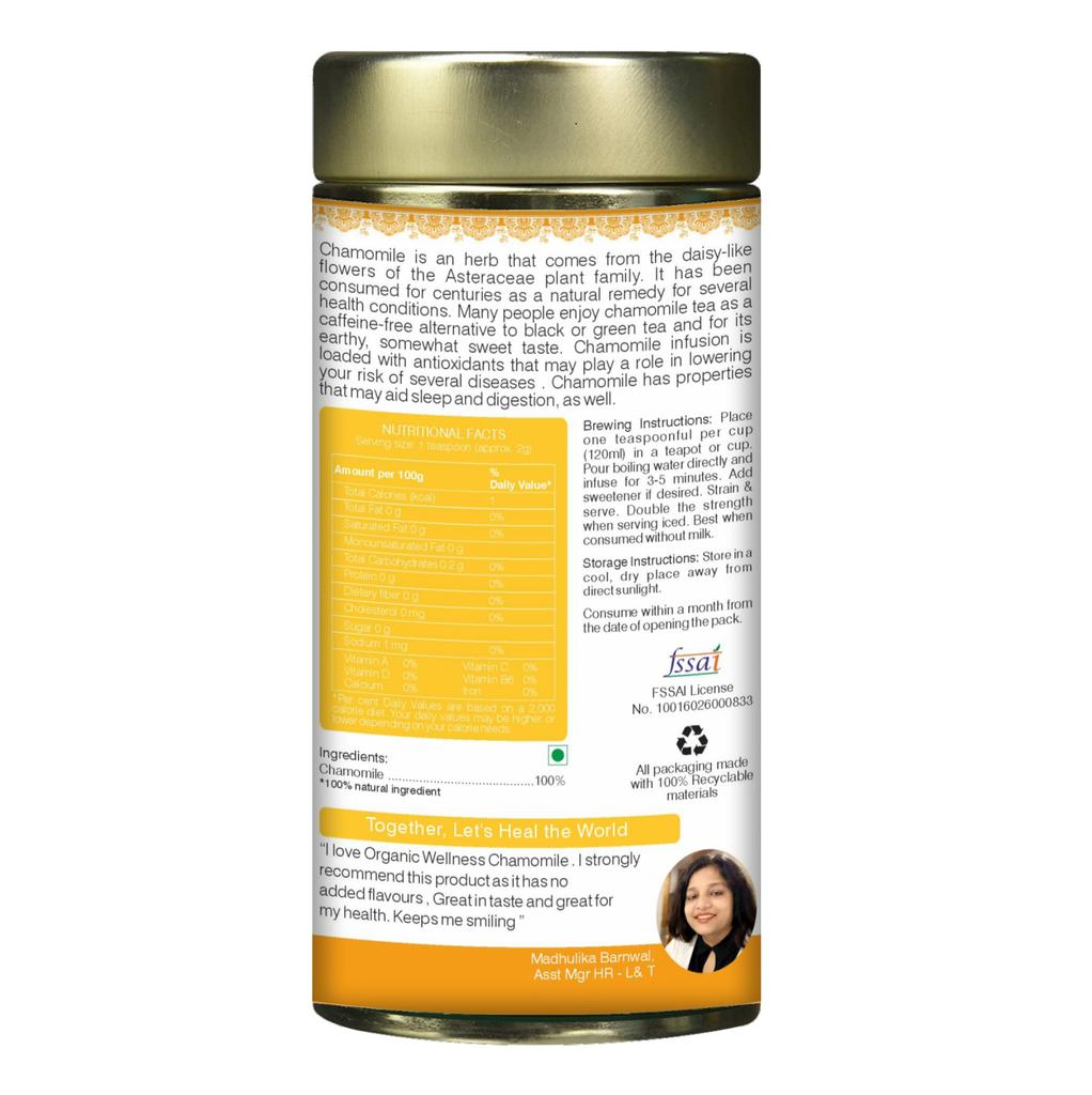 Chamomile Tea (100 G), Chamomile Tea Organic Wellness