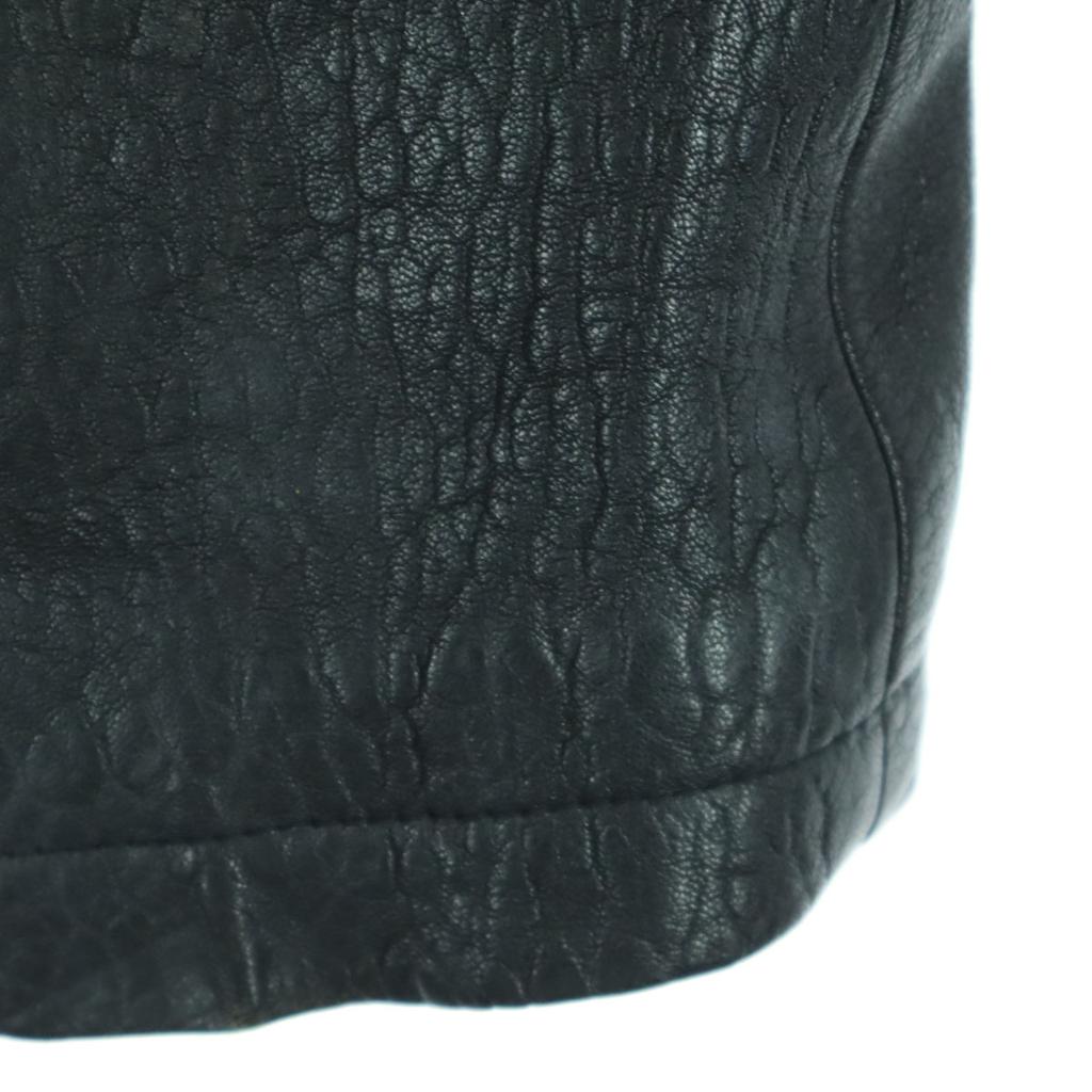 Graham Hill Long sleeve Leather coat F black Sheep leather Men's Used