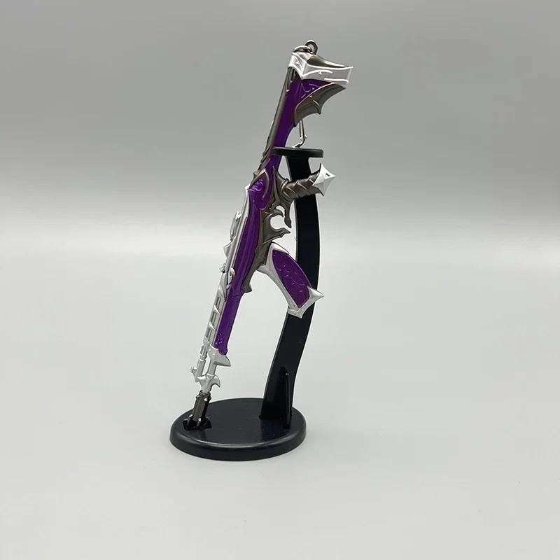 18 см Игровой реплика Valorant Коллекция Reaver Винтовки Vandal Металлическое оружие Model Коллекционный Настольные украшения Подарок Игрушка Мальчики