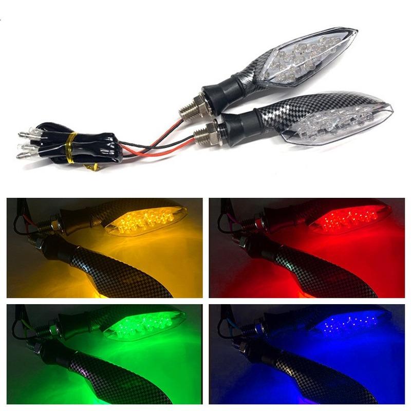 2025 новая пара светодиодных указателей поворота для мотоцикла, внедорожника, 12 В, уличный указатель поворота, модифицированные аксессуары, указатель поворота