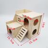 Hamster House and Hideout Cage Accessories Fun Cabin Gerbil for Small Pet
