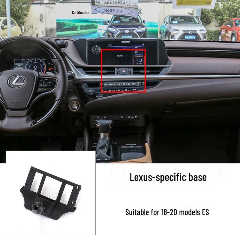 Автомобильный держатель для мобильного телефона Lexus для моделей ES, NX, RX, UX, LS, CT – Специальный держатель-кронштейн для навигации