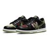 Nike Dunk Low SE GS Черные мультикамуфляжные детские кроссовки Зелено-зелено-белые DB1909-001