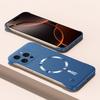 Магнитный Безрамочный Чехол Матовый Песчаник Камень Для Magsafe iPhone 17 Air 16 16E 15 14 13 12 11 Pro X XR XS Max Plus Mini Ультратонкий Чехол