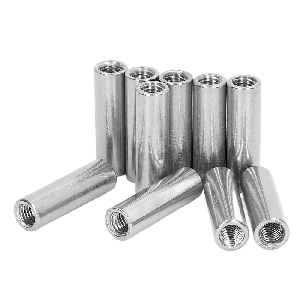 10 ШТ. Соединительная гайка с внутренней резьбой M8 X 1.25 12 L40 мм Круглой формы Набор соединительных гаек для соединения