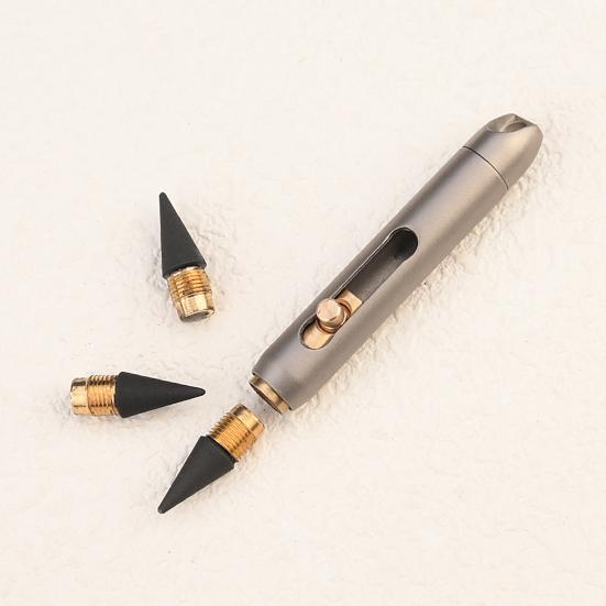Шариковая ручка Eternal Pen Mini из титанового сплава со сменным стержнем EDC для плавного письма