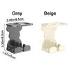 2PCS Carbon Steel beard grooming Holder Wall Mounted Space Saving Electric Shaver Storage Rack Punch Free Shaver Display Stand