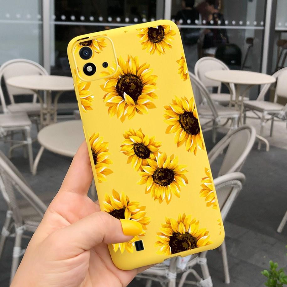 Чехол-бампер для Oppo Realme C11 Для Realme C11 2021 Мягкий силиконовый задний чехол из ТПУ для RealmeC11 2020 RMX2185 C 11 Fundas Бабочка